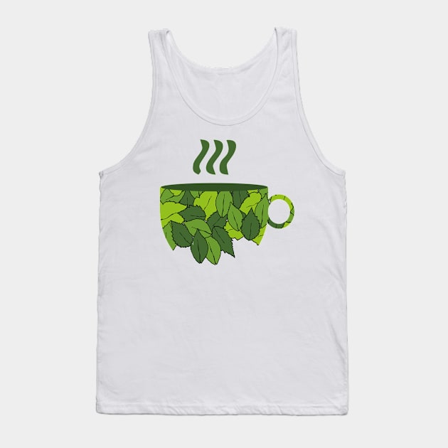 a herbal hot leaf tea for fresh and healthy life Tank Top by asepsarifudin09